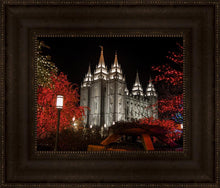 Load image into Gallery viewer, Salt Lake City Temple Lights Aglow
