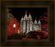 Load image into Gallery viewer, Salt Lake City Temple Lights Aglow
