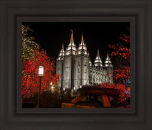 Load image into Gallery viewer, Salt Lake City Temple Lights Aglow
