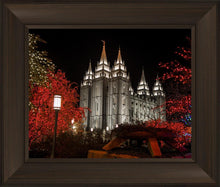Load image into Gallery viewer, Salt Lake City Temple Lights Aglow
