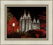 Load image into Gallery viewer, Salt Lake City Temple Lights Aglow

