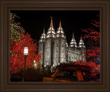 Load image into Gallery viewer, Salt Lake City Temple Lights Aglow
