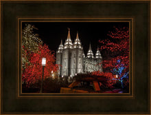 Load image into Gallery viewer, Salt Lake City Temple Lights Aglow
