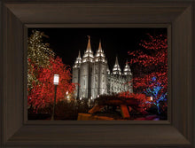 Load image into Gallery viewer, Salt Lake City Temple Lights Aglow
