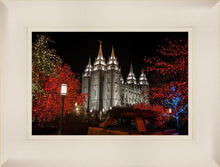 Load image into Gallery viewer, Salt Lake City Temple Lights Aglow
