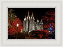 Load image into Gallery viewer, Salt Lake City Temple Lights Aglow

