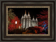 Load image into Gallery viewer, Salt Lake City Temple Lights Aglow
