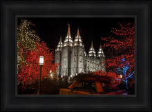 Load image into Gallery viewer, Salt Lake City Temple Lights Aglow
