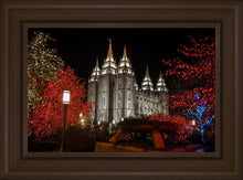 Load image into Gallery viewer, Salt Lake City Temple Lights Aglow
