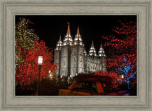 Load image into Gallery viewer, Salt Lake City Temple Lights Aglow

