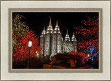 Load image into Gallery viewer, Salt Lake City Temple Lights Aglow

