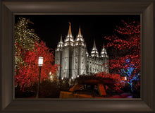 Load image into Gallery viewer, Salt Lake City Temple Lights Aglow
