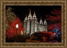 Load image into Gallery viewer, Salt Lake City Temple Lights Aglow
