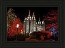 Load image into Gallery viewer, Salt Lake City Temple Lights Aglow
