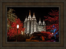 Load image into Gallery viewer, Salt Lake City Temple Lights Aglow
