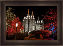 Load image into Gallery viewer, Salt Lake City Temple Lights Aglow
