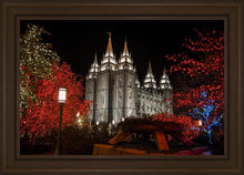 Load image into Gallery viewer, Salt Lake City Temple Lights Aglow
