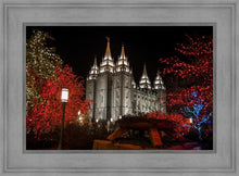 Load image into Gallery viewer, Salt Lake City Temple Lights Aglow
