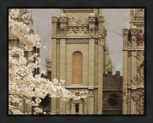 Load image into Gallery viewer, Salt Lake City Temple The Promise Sepia Gallery Wrap
