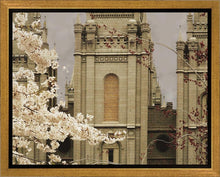 Load image into Gallery viewer, Salt Lake City Temple The Promise Sepia Gallery Wrap
