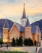 Load image into Gallery viewer, Provo City Center Temple Pastel Gallery Wrap
