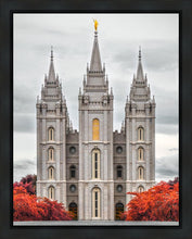 Load image into Gallery viewer, Salt Lake City Temple Autumn's Glory Gallery Wrap
