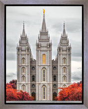 Load image into Gallery viewer, Salt Lake City Temple Autumn's Glory Gallery Wrap
