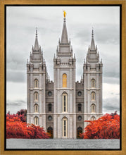Load image into Gallery viewer, Salt Lake City Temple Autumn's Glory Gallery Wrap
