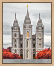 Load image into Gallery viewer, Salt Lake City Temple Autumn's Glory Gallery Wrap

