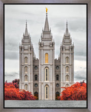 Load image into Gallery viewer, Salt Lake City Temple Autumn's Glory Gallery Wrap
