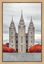 Load image into Gallery viewer, Salt Lake City Temple Autumn's Glory Gallery Wrap
