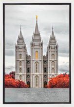 Load image into Gallery viewer, Salt Lake City Temple Autumn's Glory Gallery Wrap
