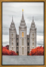Load image into Gallery viewer, Salt Lake City Temple Autumn's Glory Gallery Wrap
