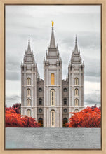 Load image into Gallery viewer, Salt Lake City Temple Autumn's Glory Gallery Wrap
