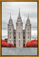 Load image into Gallery viewer, Salt Lake City Temple Autumn's Glory Gallery Wrap
