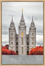 Load image into Gallery viewer, Salt Lake City Temple Autumn's Glory Gallery Wrap
