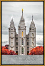Load image into Gallery viewer, Salt Lake City Temple Autumn's Glory Gallery Wrap
