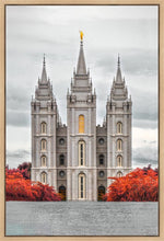 Load image into Gallery viewer, Salt Lake City Temple Autumn's Glory Gallery Wrap
