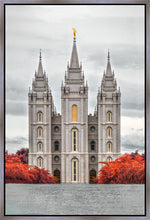 Load image into Gallery viewer, Salt Lake City Temple Autumn's Glory Gallery Wrap
