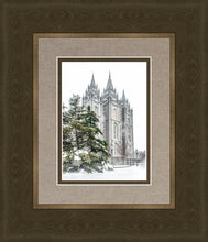 Load image into Gallery viewer, Salt Lake City Temple Evergreen Christmas
