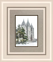 Load image into Gallery viewer, Salt Lake City Temple Evergreen Christmas

