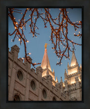 Load image into Gallery viewer, Salt Lake City Temple He Giveth Light Gallery Wrap
