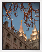 Load image into Gallery viewer, Salt Lake City Temple He Giveth Light Gallery Wrap
