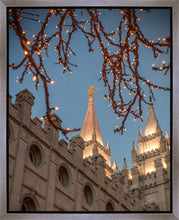 Load image into Gallery viewer, Salt Lake City Temple He Giveth Light Gallery Wrap
