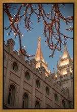 Load image into Gallery viewer, Salt Lake City Temple He Giveth Light Gallery Wrap
