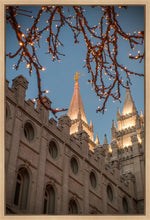 Load image into Gallery viewer, Salt Lake City Temple He Giveth Light Gallery Wrap

