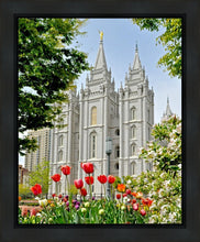 Load image into Gallery viewer, Salt Lake City Temple June - God Is the Gardner Gallery Wrap

