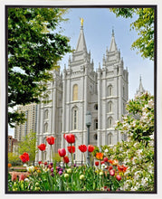 Load image into Gallery viewer, Salt Lake City Temple June - God Is the Gardner Gallery Wrap
