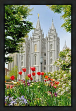 Load image into Gallery viewer, Salt Lake City Temple June - God Is the Gardner Gallery Wrap
