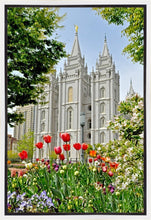 Load image into Gallery viewer, Salt Lake City Temple June - God Is the Gardner Gallery Wrap
